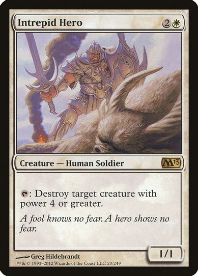 Intrepid Hero (20) [Magic 2013 (M13)]