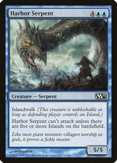 Harbor Serpent (53) [Magic 2013 (M13)]