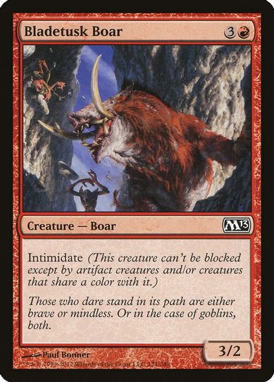 Bladetusk Boar (121) [Magic 2013 (M13)]