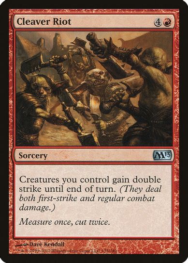 Cleaver Riot (125) [Magic 2013 (M13)]