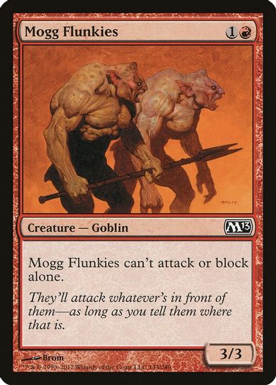 Mogg Flunkies (143) [Magic 2013 (M13)]
