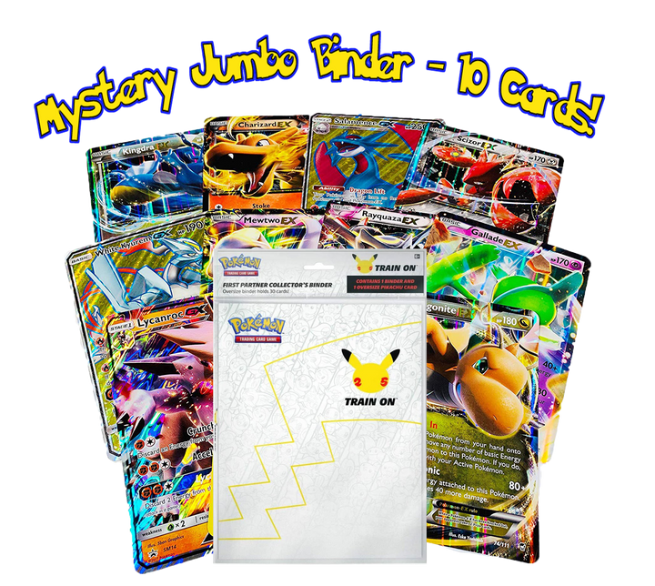 10 Random JUMBO Cards with JUMBO Binder
