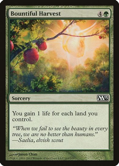 Bountiful Harvest (163) [Magic 2013 (M13)]