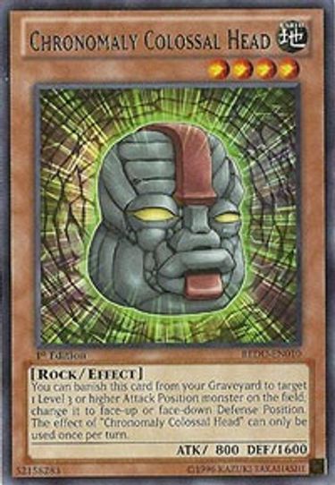 Chronomaly Colossal Head (REDU-EN010) [Return of the Duelist]