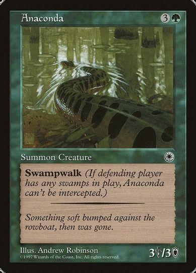Anaconda (Flavor Text) (158) [Portal]