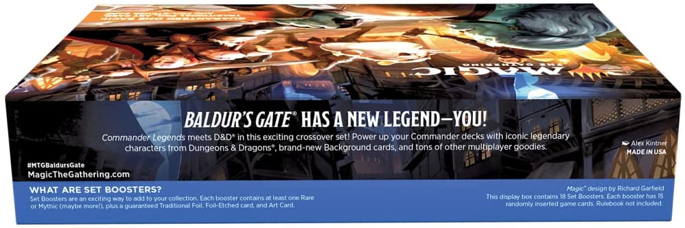Magic the Gathering: Commander Legends: Battle for Baldur’s Gate - Set Booster Packs, Boxes & Cases