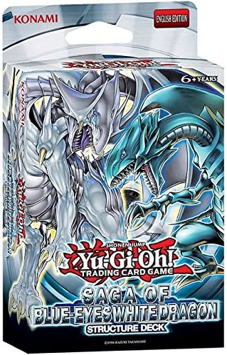 YuGiOh! Structure Deck: Saga of Blue-Eyes White Dragon [2022 Version, Pokemon Plug YuGiOh! Structure Deck: Saga of Blue-Eyes White Dragon [2022 Version, Pokemon Plug