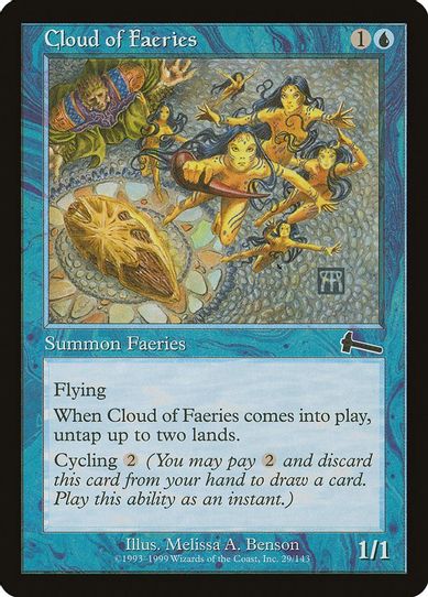 Cloud of Faeries (29) [Urza's Legacy]