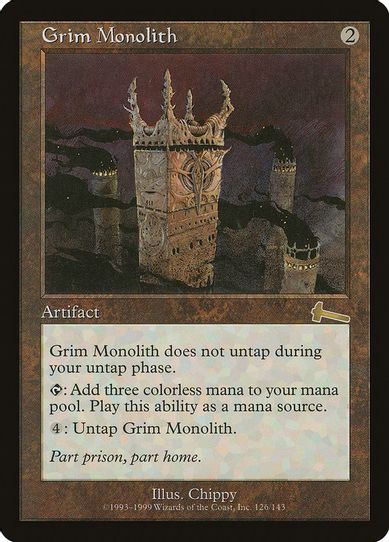Grim Monolith (126) [Urza's Legacy]