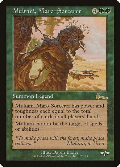 Multani, Maro-Sorcerer (107) [Urza's Legacy]