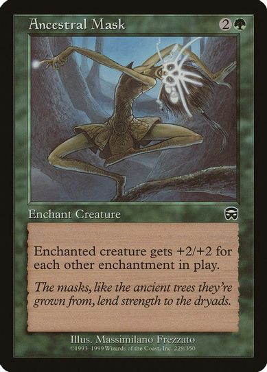 Ancestral Mask (229) [Mercadian Masques]