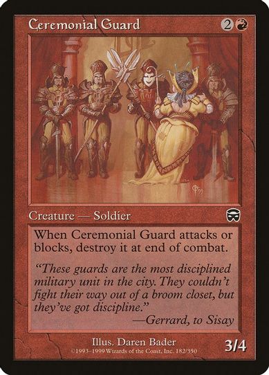 Ceremonial Guard (182) [Mercadian Masques]
