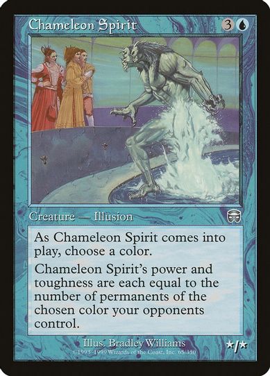 Chameleon Spirit (65) [Mercadian Masques]
