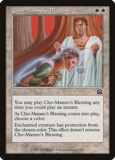 Cho-Manno's Blessing (12) [Mercadian Masques]