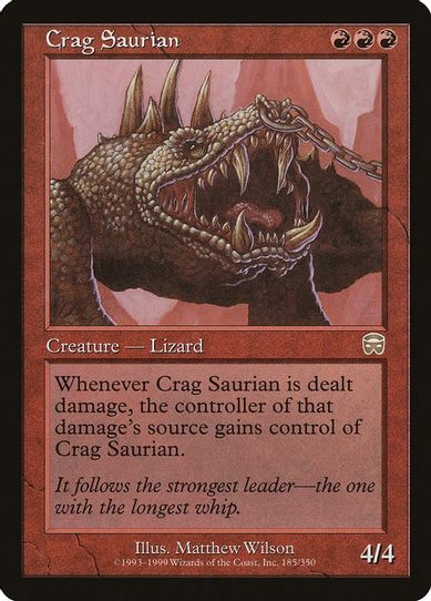 Crag Saurian (185) [Mercadian Masques]