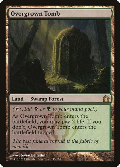 Overgrown Tomb (243) [Return to Ravnica]