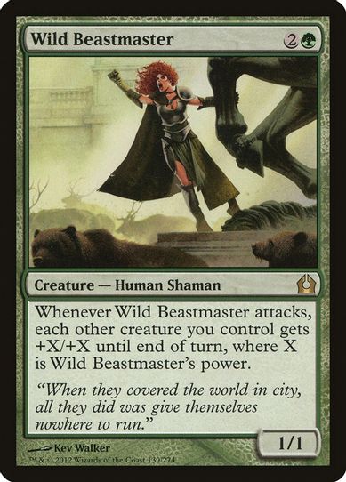 Wild Beastmaster (139) [Return to Ravnica]