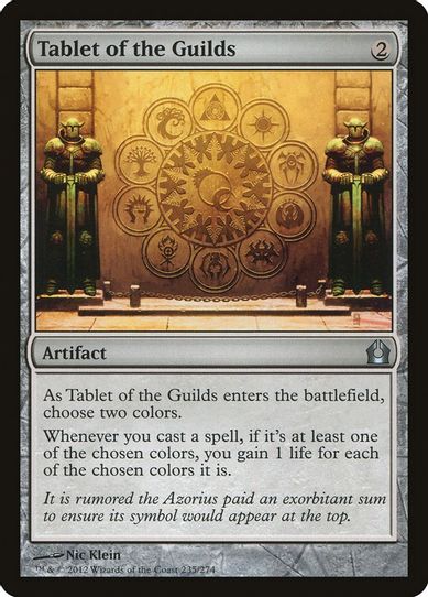 Tablet of the Guilds (235) [Return to Ravnica]
