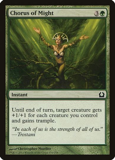 Chorus of Might (119) [Return to Ravnica]