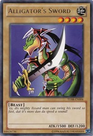 Alligator's Sword (TU08-EN006) [Turbo Pack: Booster Eight]