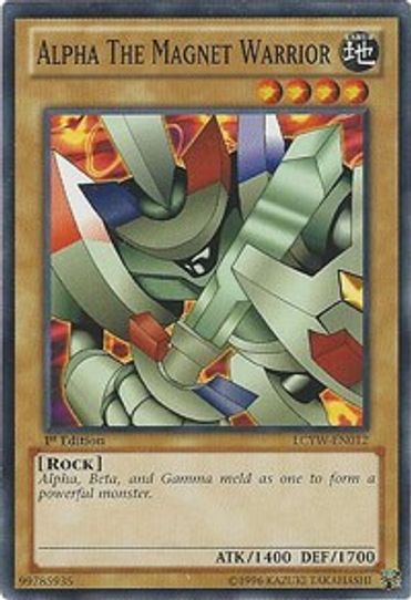 Alpha the Magnet Warrior (LCYW-EN012) [Legendary Collection 3: Yugi's World]