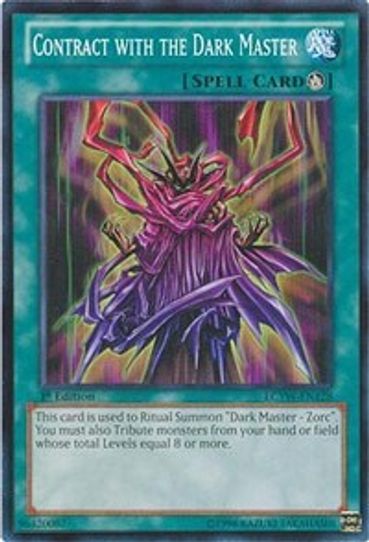 Contract with the Dark Master (LCYW-EN128) [Legendary Collection 3: Yugi's World]