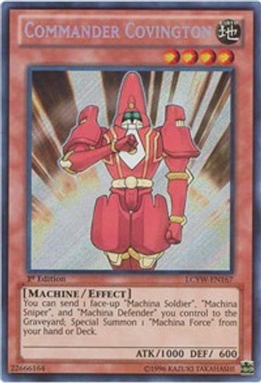Commander Covington (LCYW-EN167) [Legendary Collection 3: Yugi's World]