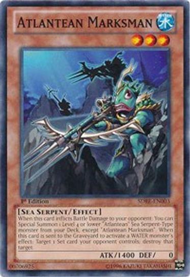 Atlantean Marksman (SDRE-EN003) [Structure Deck: Realm of the Sea Emperor]
