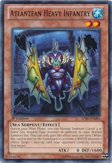 Atlantean Heavy Infantry (SDRE-EN004) [Structure Deck: Realm of the Sea Emperor]