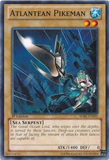 Atlantean Pikeman (SDRE-EN005) [Structure Deck: Realm of the Sea Emperor]