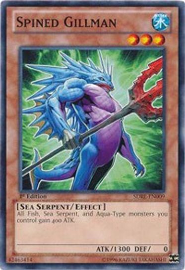 Spined Gillman (SDRE-EN009) [Structure Deck: Realm of the Sea Emperor] –  Pokemon Plug