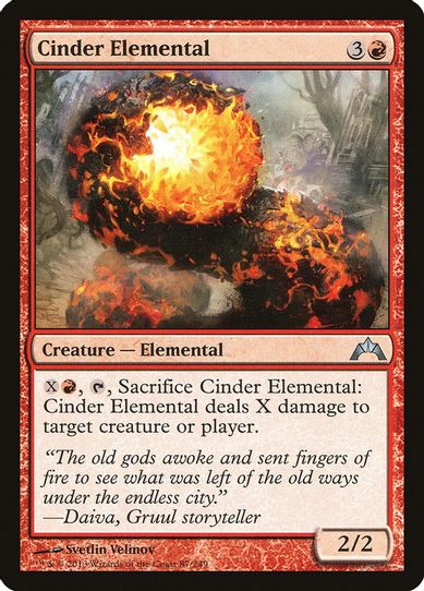 Cinder Elemental (87) [Gatecrash]