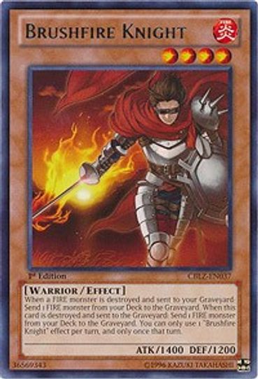 Brushfire Knight (CBLZ-EN037) [Cosmo Blazer]