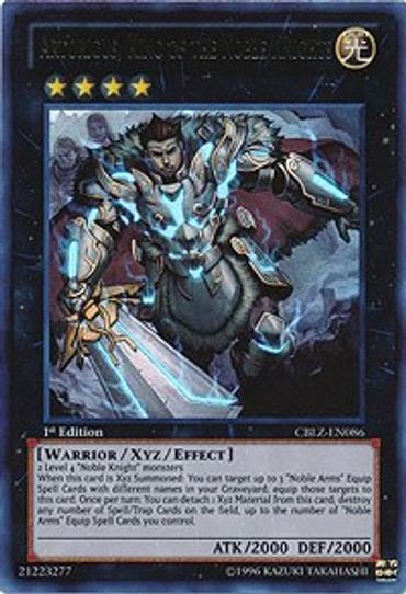 Artorigus, King of the Noble Knights (CBLZ-EN086) [Cosmo Blazer]