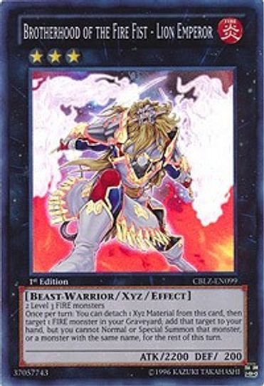 Brotherhood of the Fire Fist - Lion Emperor (CBLZ-EN099) [Cosmo Blazer]