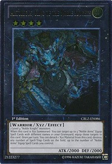 Artorigus, King of the Noble Knights (UTR) (CBLZ-EN086) [Cosmo Blazer]