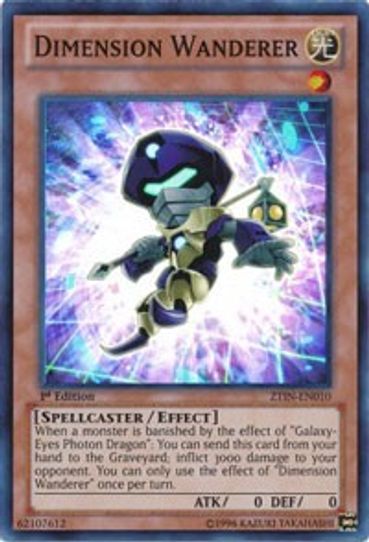 Dimension Wanderer (ZTIN-EN010) [2013 Zexal Collection Tin]