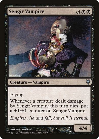 Sengir Vampire (17) [Duel Decks: Sorin vs. Tibalt]
