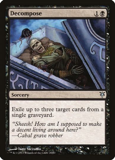 Decompose (20) [Duel Decks: Sorin vs. Tibalt]