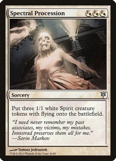 Spectral Procession (26) [Duel Decks: Sorin vs. Tibalt]