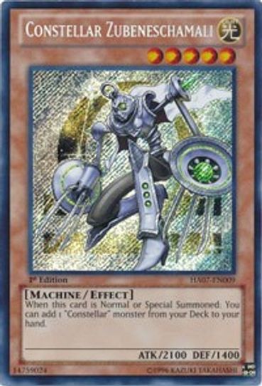 Constellar Zubeneschamali (HA07-EN009) [Hidden Arsenal 7: Knight of Stars]