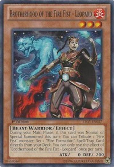 Brotherhood of the Fire Fist - Leopard (LTGY-EN027) [Lord of the Tachyon Galaxy]