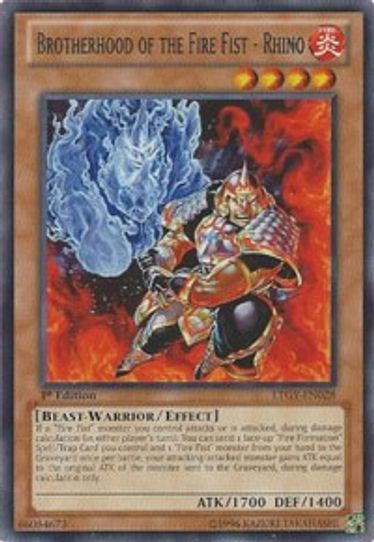 Brotherhood of the Fire Fist - Rhino (LTGY-EN028) [Lord of the Tachyon Galaxy]