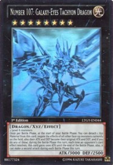 Number : Galaxy-Eyes Tachyon Dragon (Ghost Rare) (LTGY-EN044) [Lord of the Tachyon Galaxy]