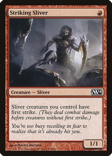Striking Sliver (157) [Magic 2014 (M14)]
