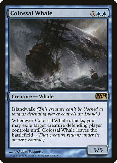 Colossal Whale (48) [Magic 2014 (M14)]