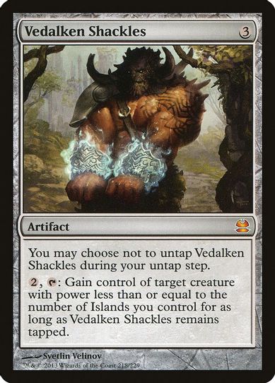 Vedalken Shackles (218) [Modern Masters]