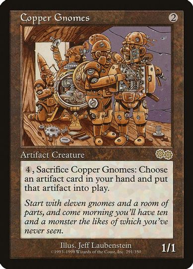 Copper Gnomes (291) [Urza's Saga]