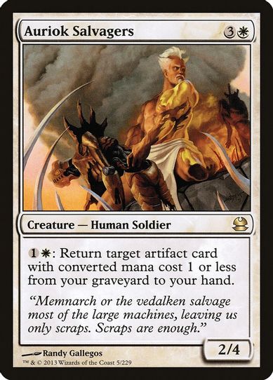 Auriok Salvagers (5) [Modern Masters]