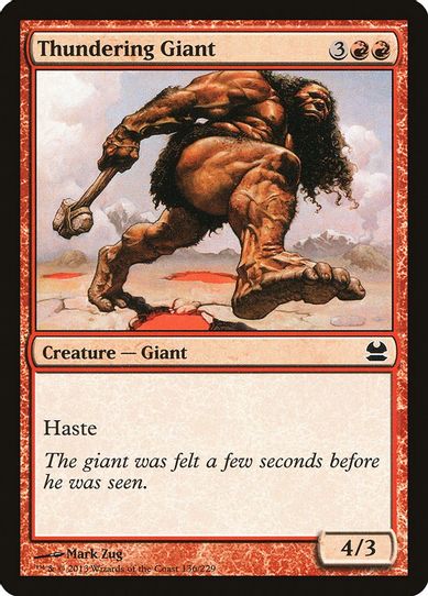 Thundering Giant (136) [Modern Masters]